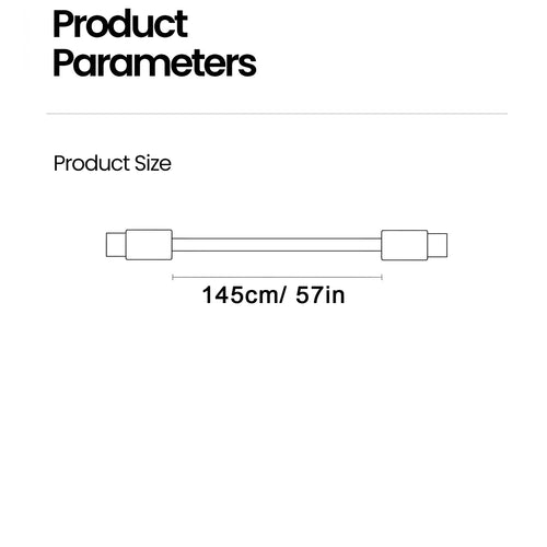1.45m USB C Phone Chargers Stand Cable 240W Type C Fast Charging Cord For Phones Laptops Hide T Shaped Bracket Support